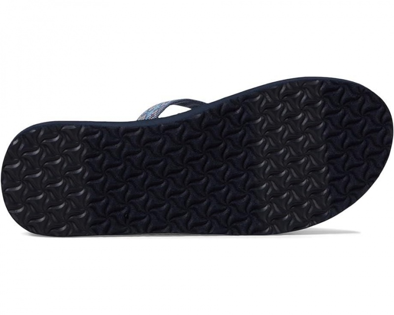 Blue Teva Olowahu Women's Flip Flops | 04127-TRQW