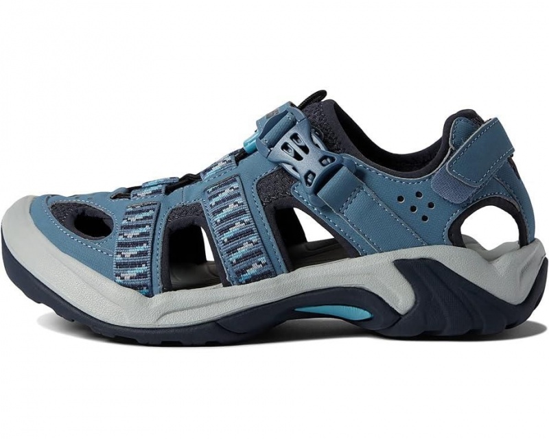 Blue Teva Omnium Women's Sandals | 36197-DKWN