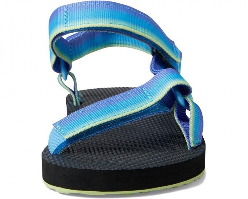 Blue Teva Original Universal Gradiate Kids' Sandals | 24653-NTJQ