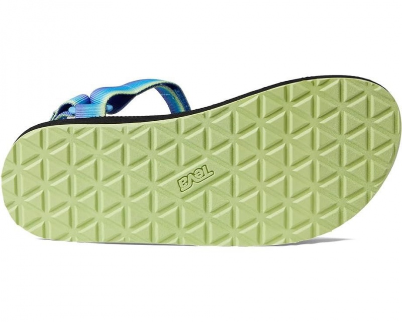 Blue Teva Original Universal Gradiate Kids' Sandals | 24653-NTJQ