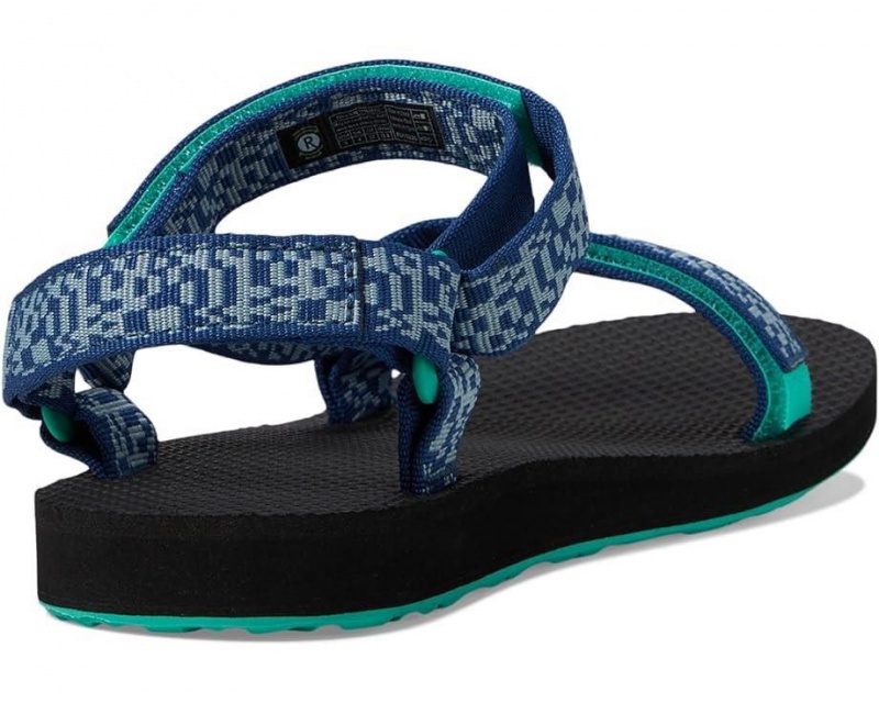 Blue Teva Original Universal Kids' Sandals | 49372-HMNO