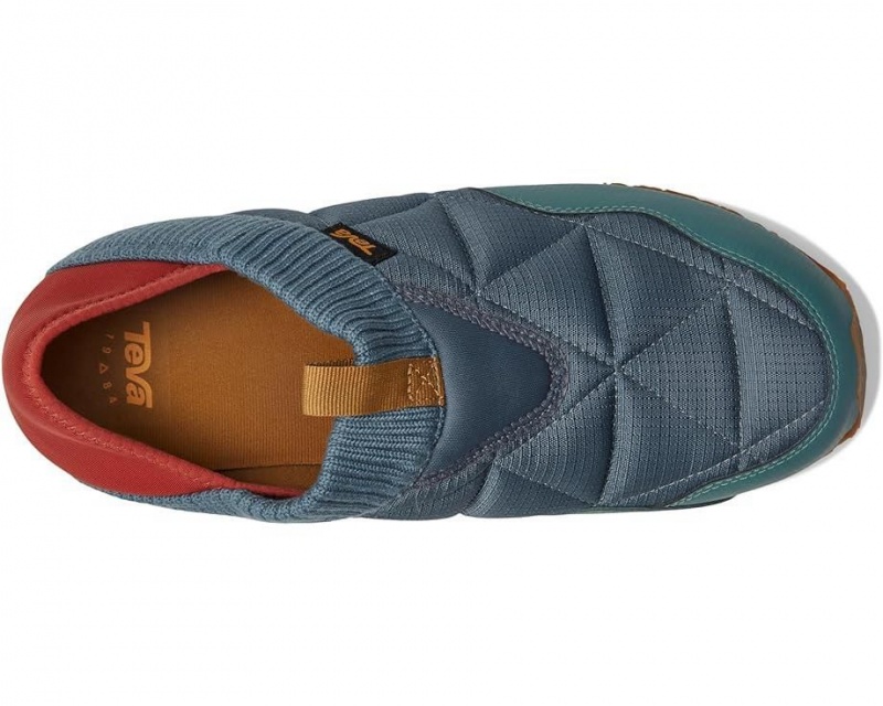 Blue Teva Reember Men's Sneakers | 82496-KUBL