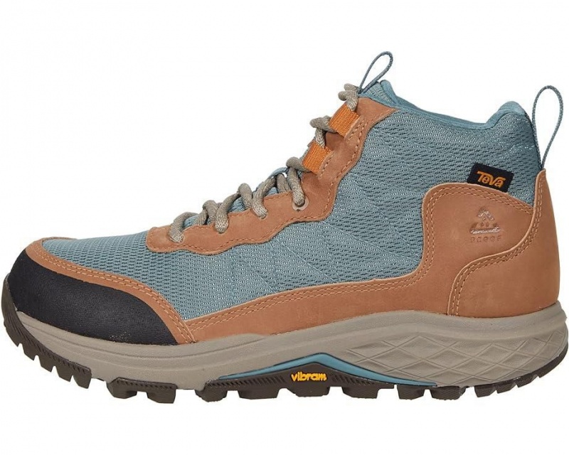 Blue Teva Ridgeview Mid Women's Hiking Boots | 42701-NFJS