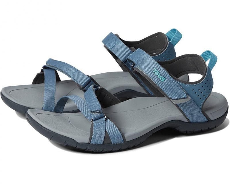 Blue Teva Verra Women\'s Sandals | 15608-CDPU