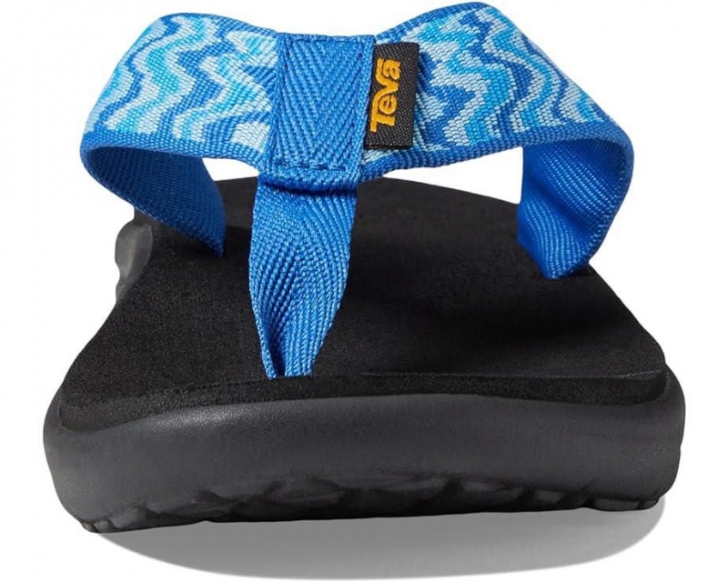 Blue Teva Voya Kids' Flip Flops | 47968-NOXK