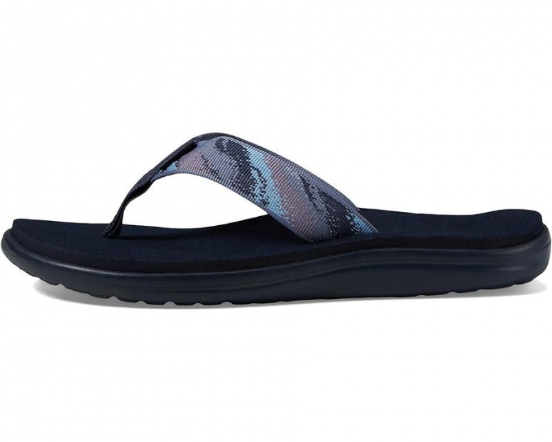 Blue Teva Voya Women's Flip Flops | 98614-LFKO