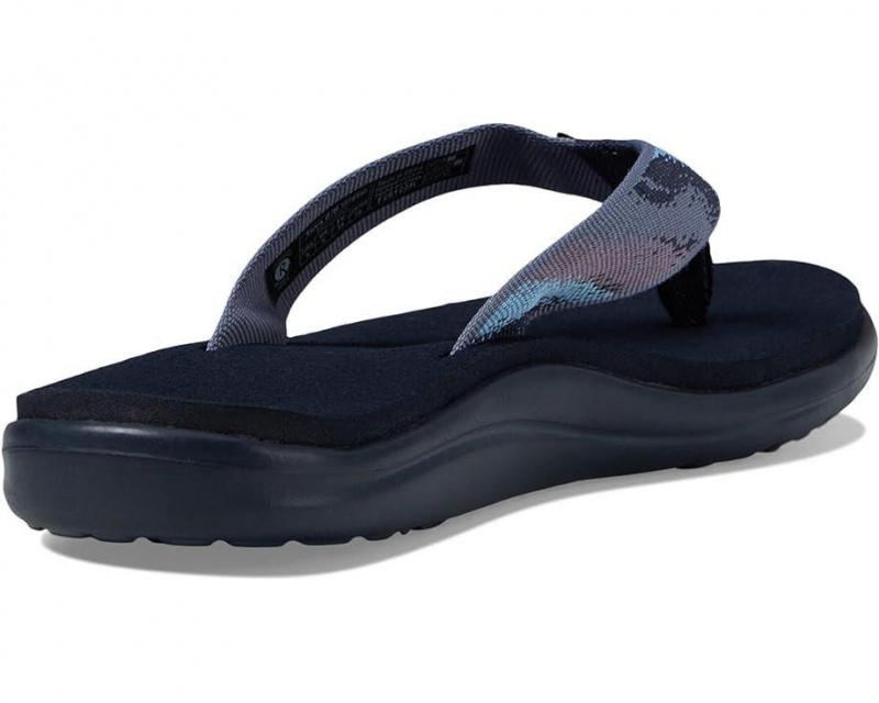 Blue Teva Voya Women's Flip Flops | 98614-LFKO