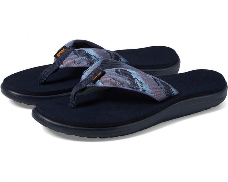 Blue Teva Voya Women\'s Flip Flops | 98614-LFKO