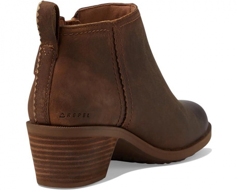 Brown Teva Anaya Bootie Rr Women's Boots | 43268-FKYI