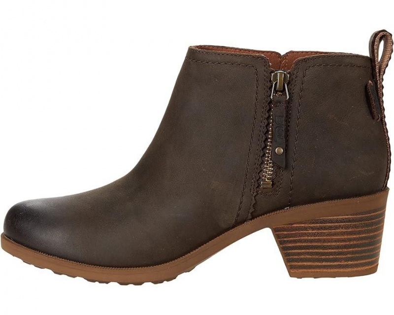 Brown Teva Anaya Bootie Rr Women's Boots | 05247-FOHV