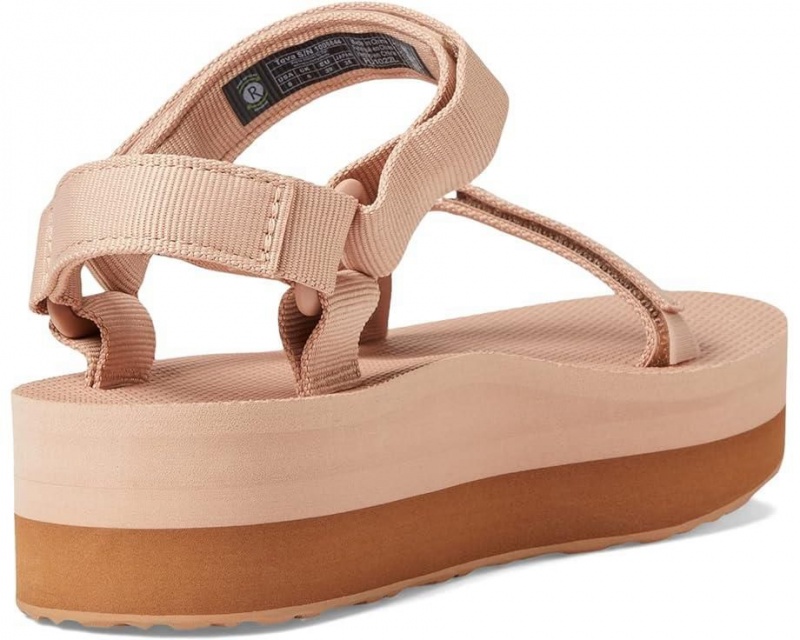 Brown Teva Flatform Universal Women's Sandals | 48596-LFMT