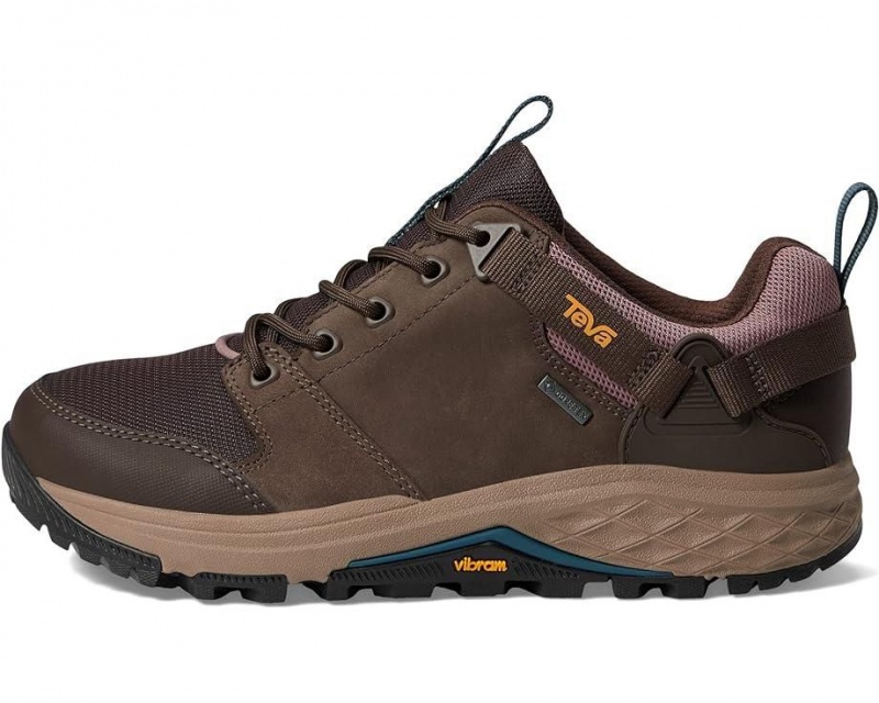 Brown Teva Grandview Gtx Low Women's Hiking Shoes | 94102-ZLYG