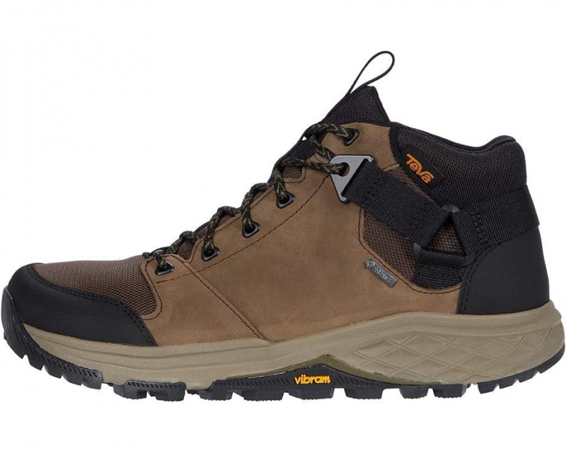 Brown Teva Grandview Gtx Men's Hiking Boots | 89371-FHVX