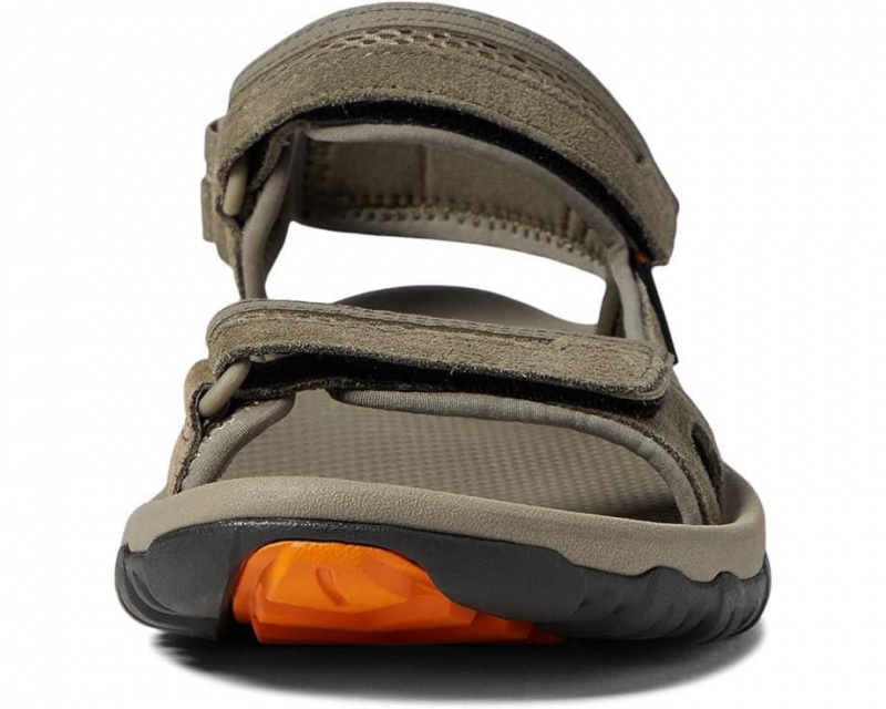 Brown Teva Hudson Men's Sandals | 89126-WSXK