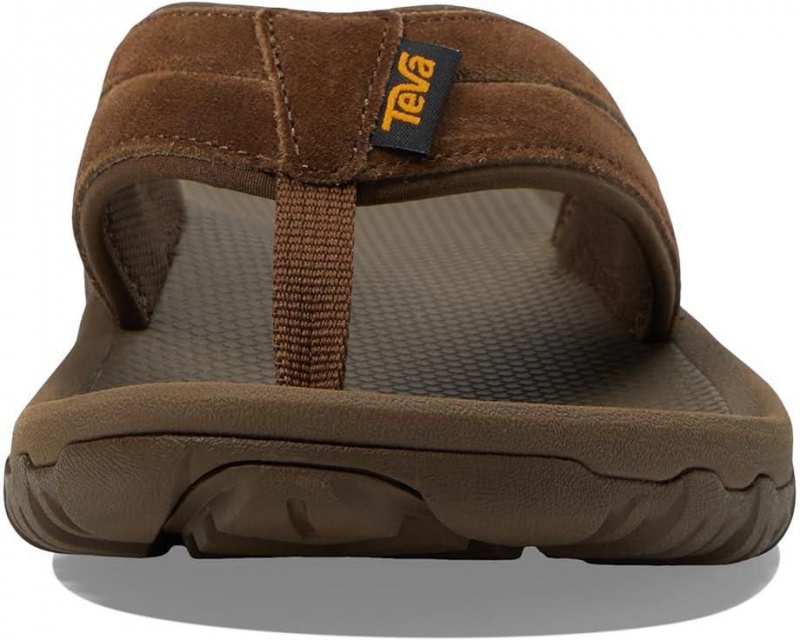 Brown Teva Katavi 2 Thong Men's Flip Flops | 18974-DLCO