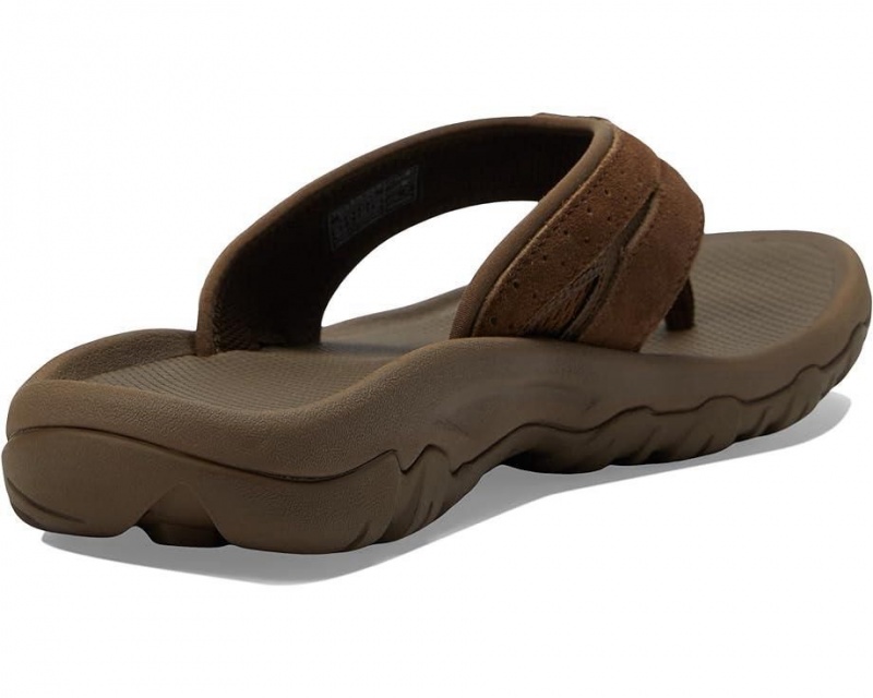 Brown Teva Katavi 2 Thong Men's Flip Flops | 18974-DLCO