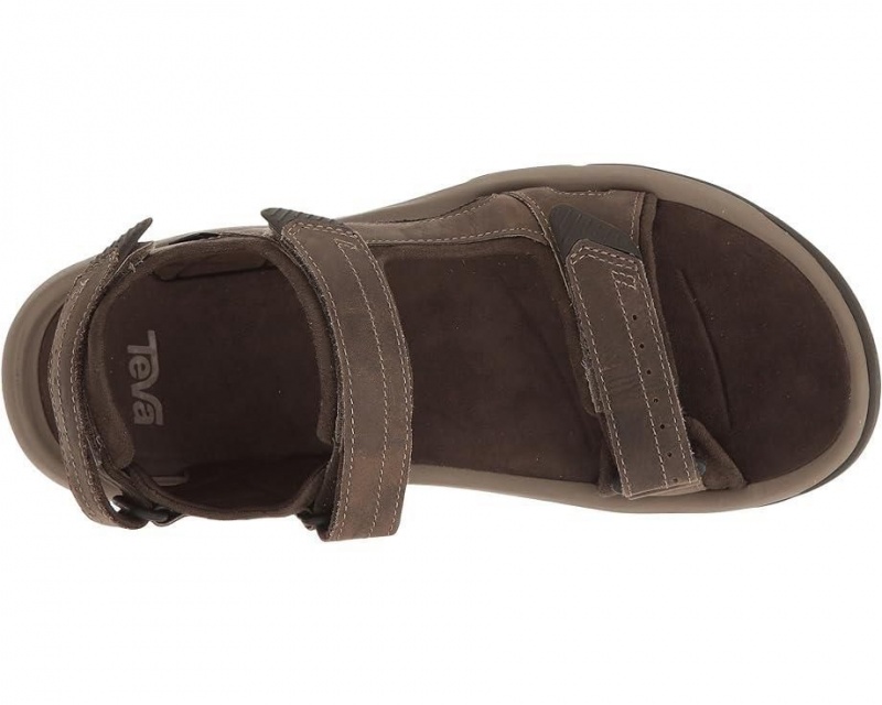 Brown Teva Langdon Men's Sandals | 05163-KUZA