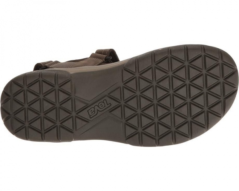 Brown Teva Langdon Men's Sandals | 05163-KUZA