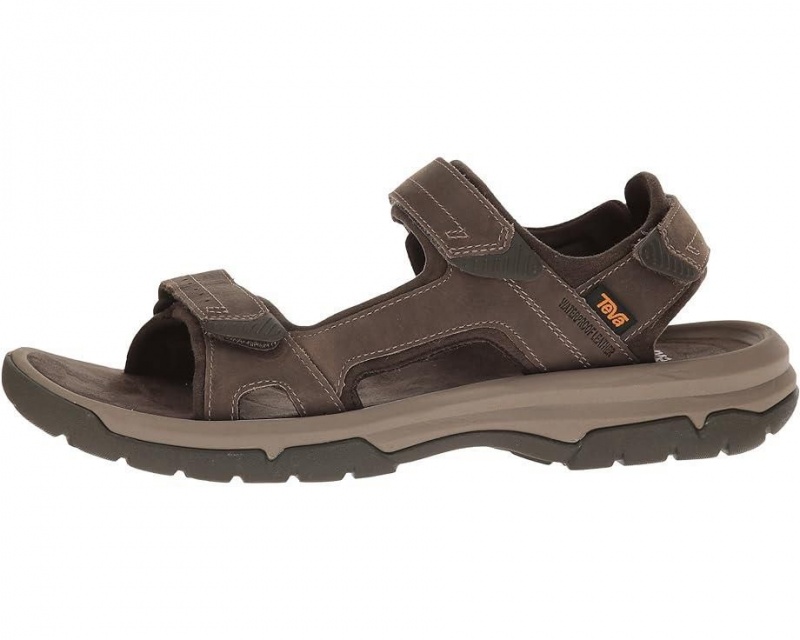 Brown Teva Langdon Men's Sandals | 05163-KUZA