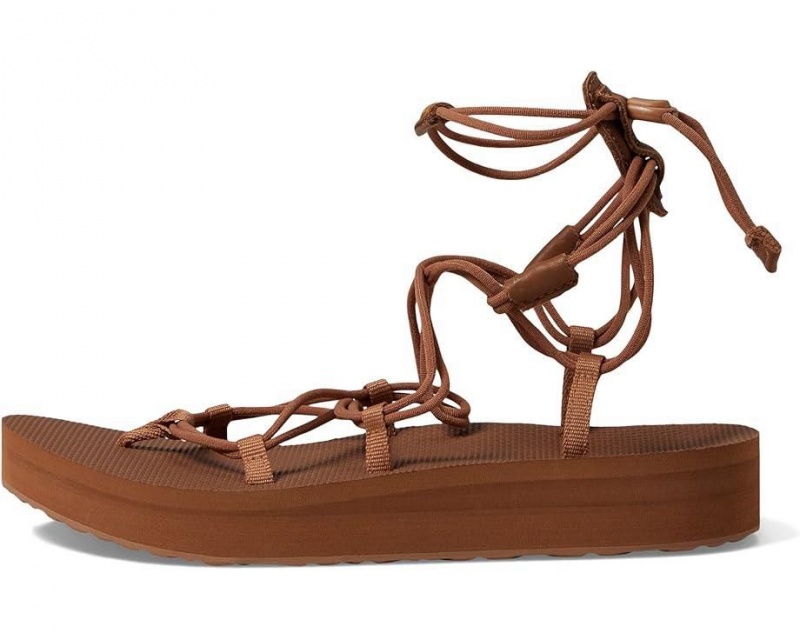 Brown Teva Midform Infinity Women's Sandals | 57061-NPYR