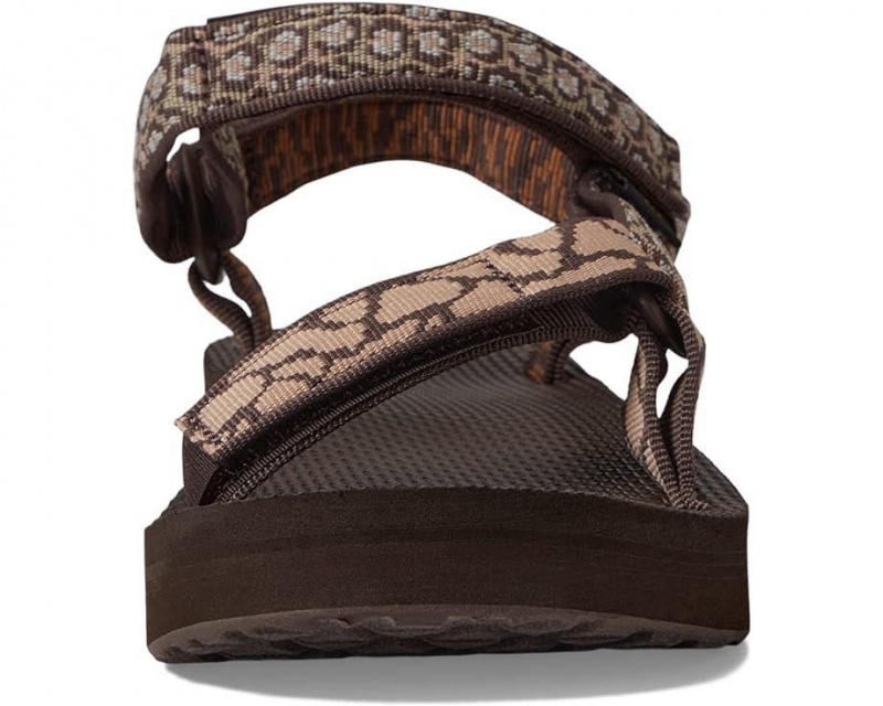 Brown Teva Midform Universal Women's Sandals | 04896-PDSW