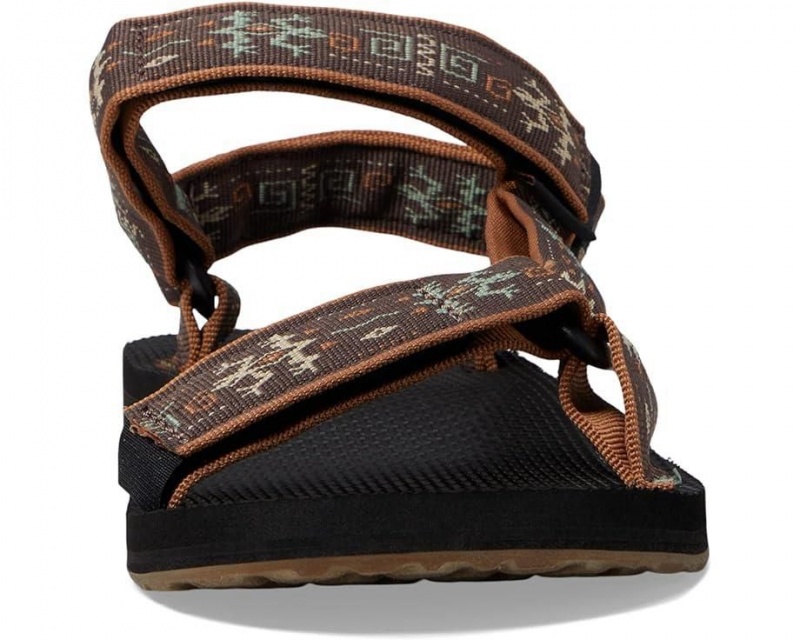 Brown Teva Original Universal Men's Sandals | 61243-FBEK