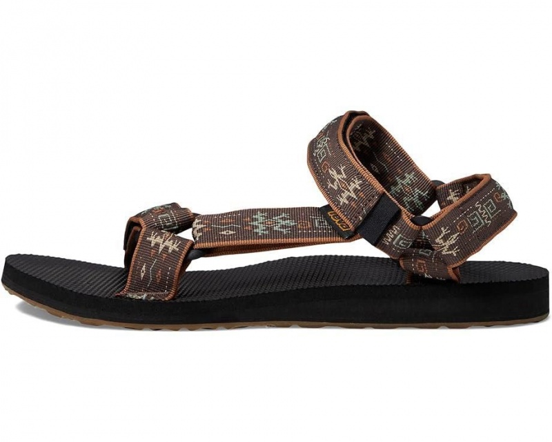 Brown Teva Original Universal Men's Sandals | 61243-FBEK