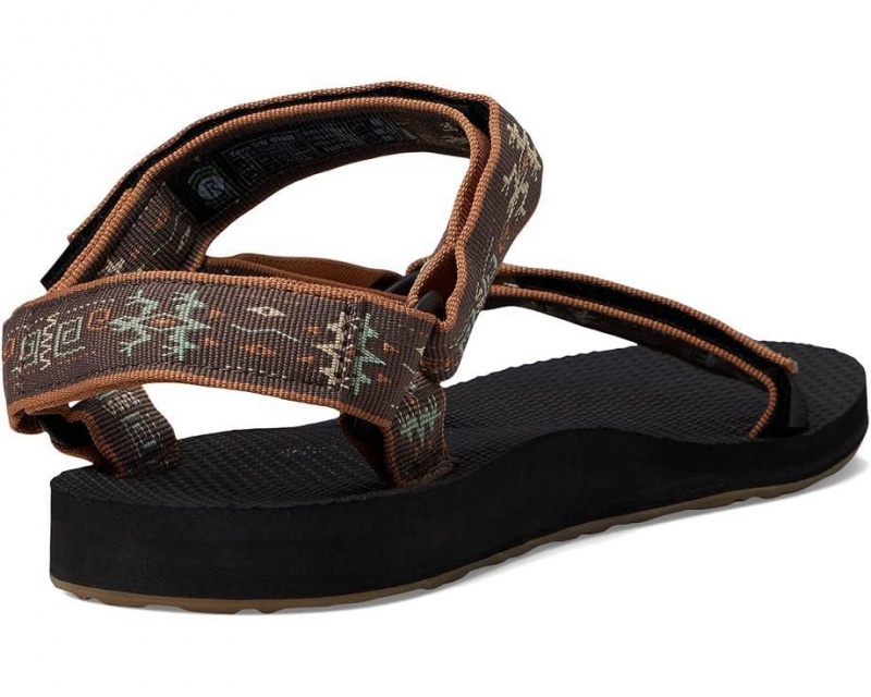 Brown Teva Original Universal Men's Sandals | 61243-FBEK