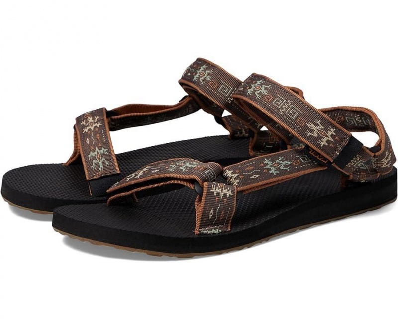 Brown Teva Original Universal Men\'s Sandals | 61243-FBEK