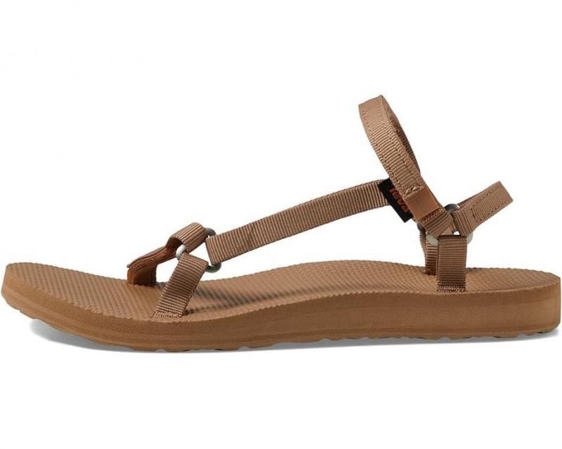 Brown Teva Original Universal Slim Women's Sandals | 43069-NKOI