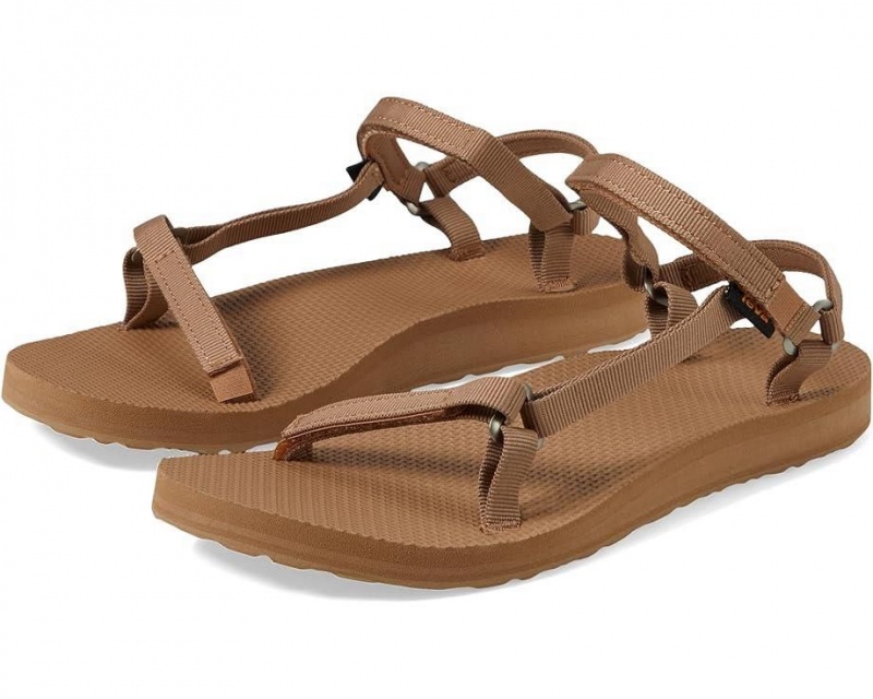 Brown Teva Original Universal Slim Women\'s Sandals | 43069-NKOI