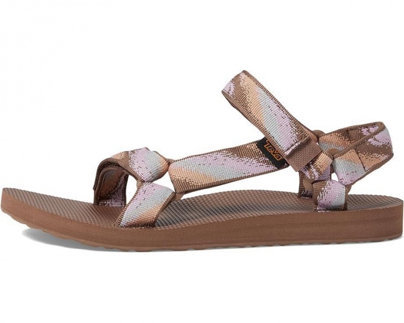 Brown Teva Original Universal Women's Sandals | 25708-IFWU