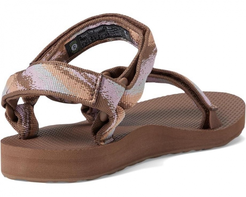 Brown Teva Original Universal Women's Sandals | 25708-IFWU