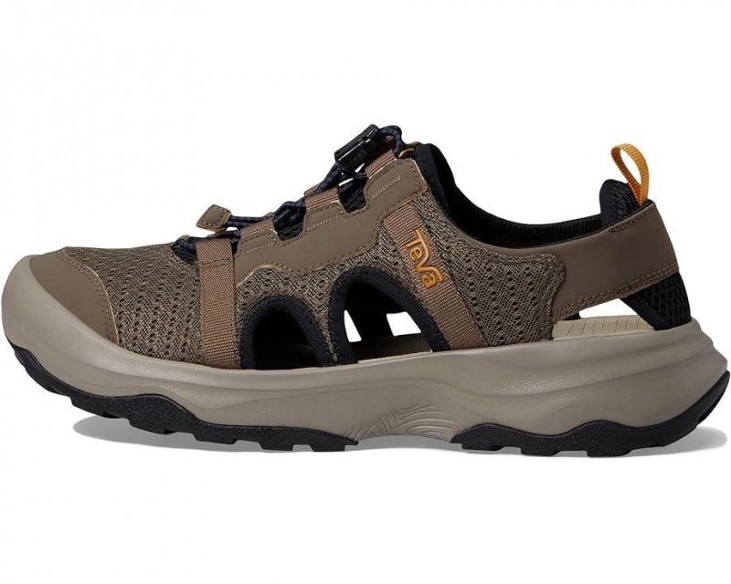 Brown Teva Outflow Ct Men's Sandals | 34027-LQJD