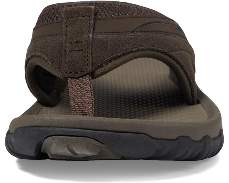 Brown Teva Pajaro Men's Flip Flops | 19068-CNRF