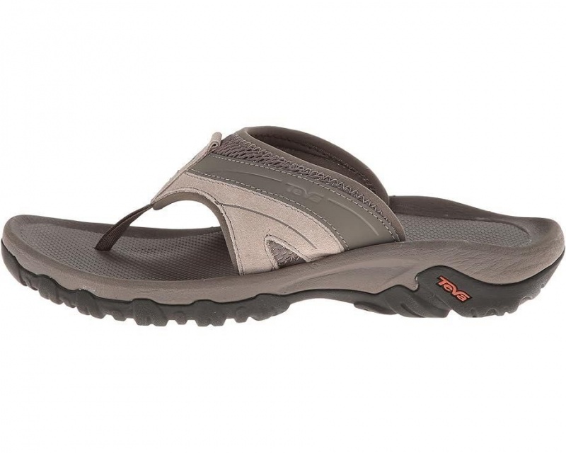 Brown Teva Pajaro Men's Flip Flops | 92673-TEYP