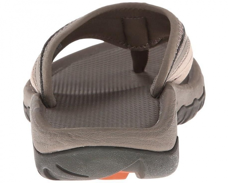 Brown Teva Pajaro Men's Flip Flops | 92673-TEYP