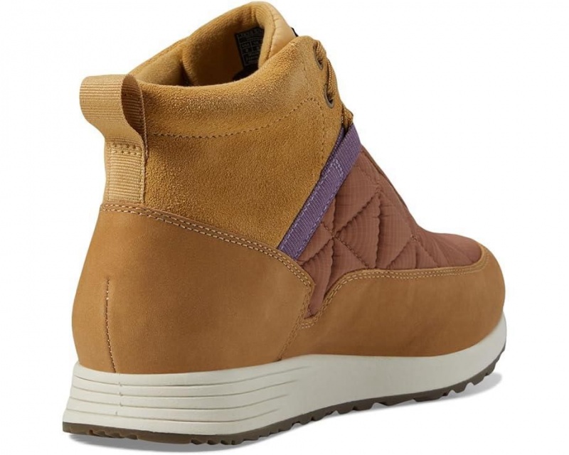 Brown Teva Reember Commute Wp Women's Boots | 84162-DTMR