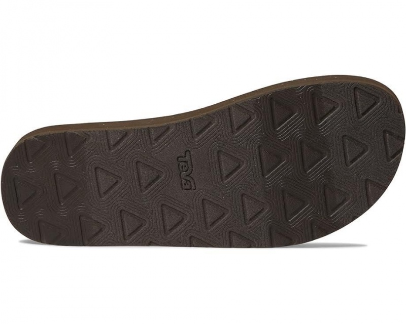 Brown Teva Reflip Men's Flip Flops | 59648-OUAM