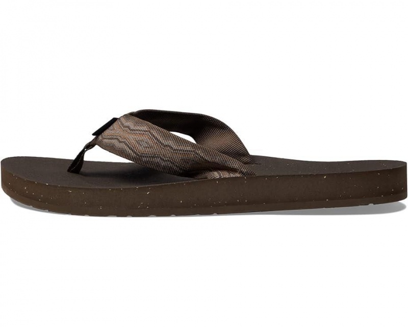 Brown Teva Reflip Men's Flip Flops | 59648-OUAM