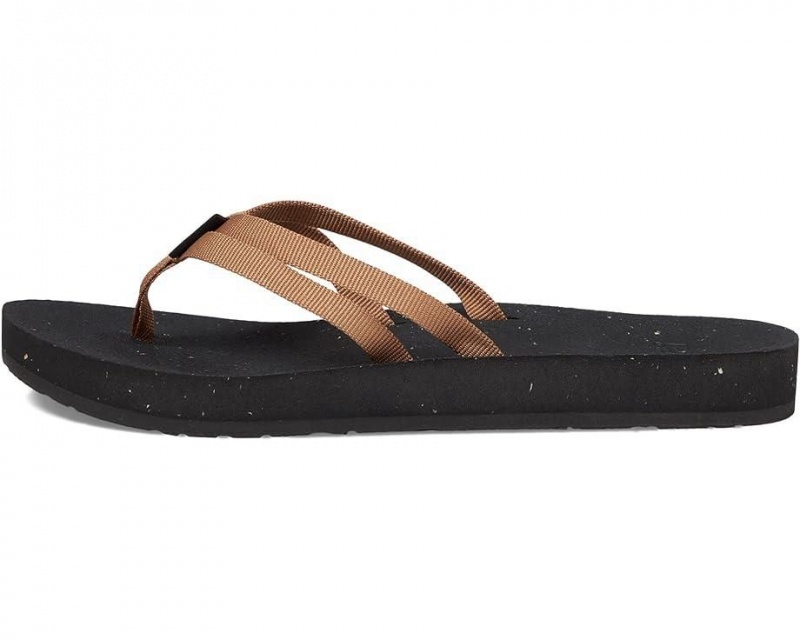 Brown Teva Reflip Strappy Women's Flip Flops | 62983-ZPNT