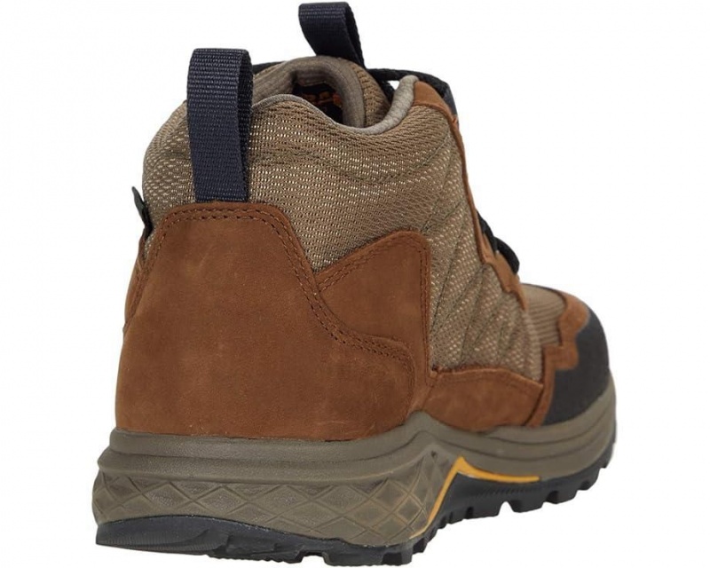 Brown Teva Ridgeview Mid Men's Hiking Boots | 52903-ARKC