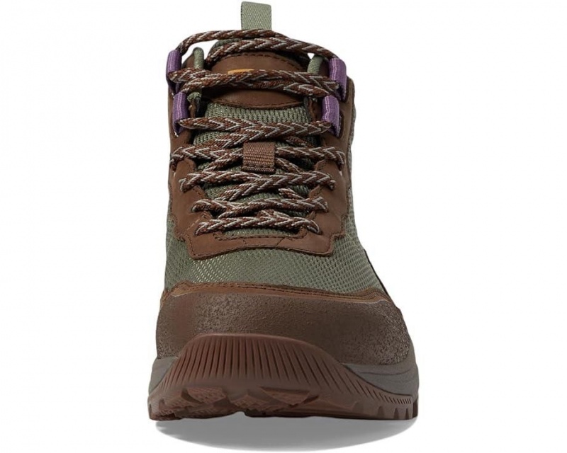 Brown Teva Ridgeview Mid Women's Hiking Boots | 35472-QBZR