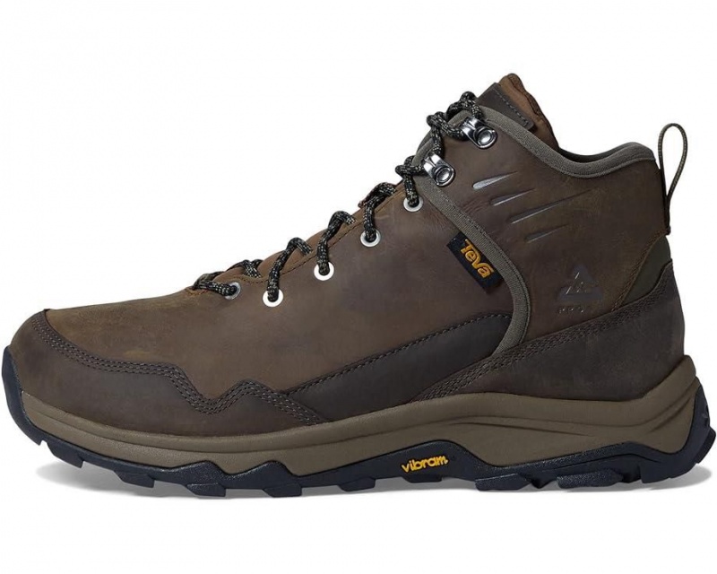 Brown Teva Riva Mid Rp Men's Hiking Boots | 86130-GLZV