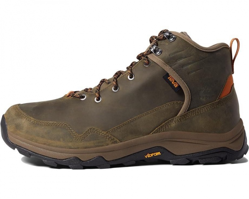 Brown Teva Riva Mid Rp Men's Hiking Boots | 63459-ONDB