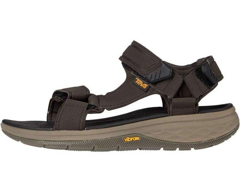 Brown Teva Strata Universal Men's Sandals | 84970-WZMF