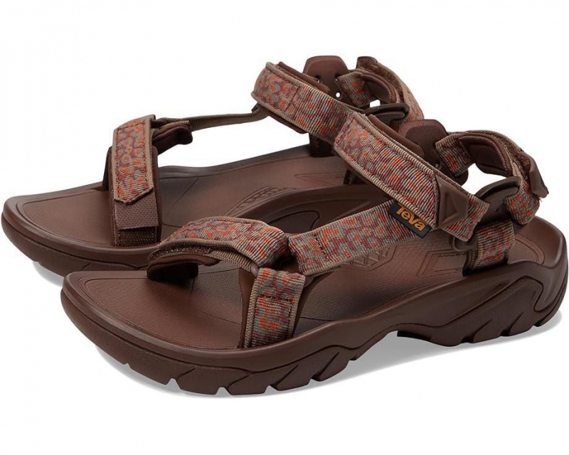 Brown Teva Terra Fi 5 Universal Women\'s Sandals | 23564-UDKC