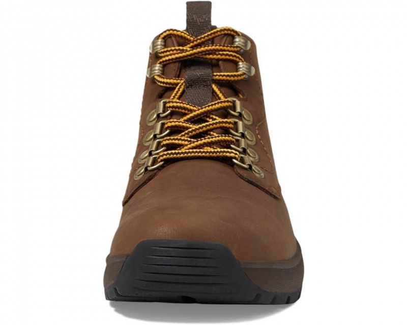 Brown Teva Tusayan Men's Hiking Boots | 06348-JLPI