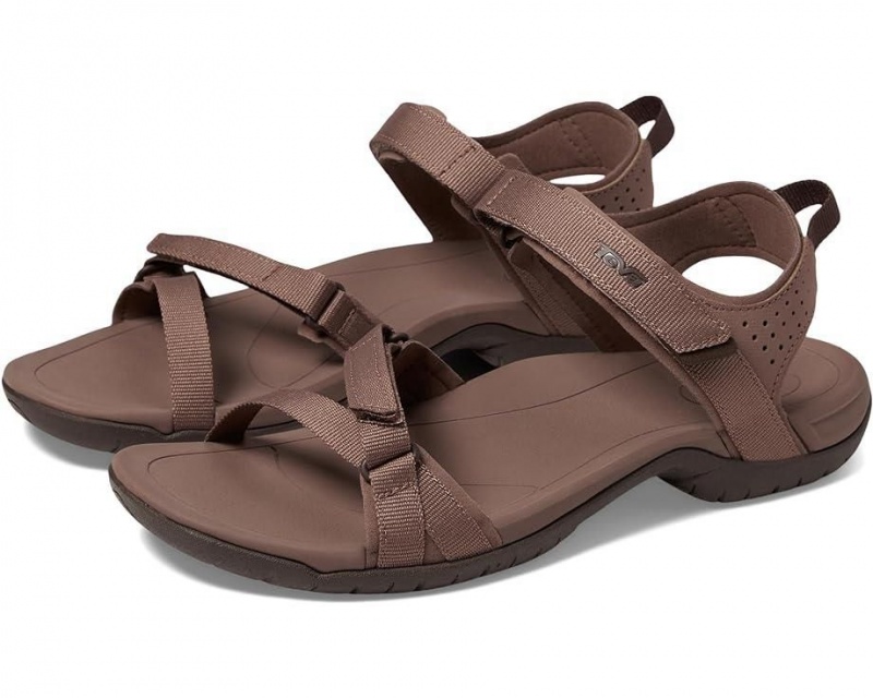 Brown Teva Verra Women\'s Sandals | 72089-KNEQ