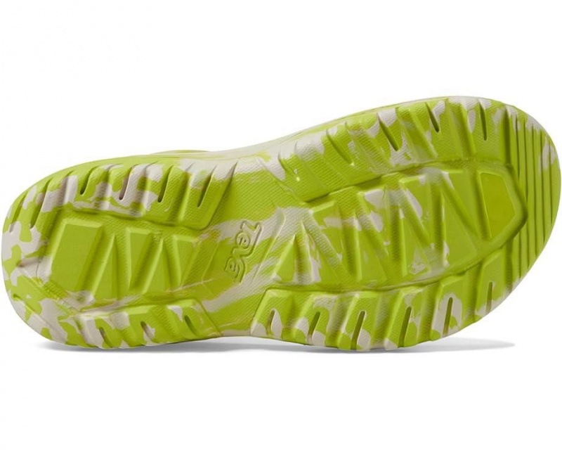 Green Teva Hurricane Drift Huemix Women's Sandals | 96047-MAPQ